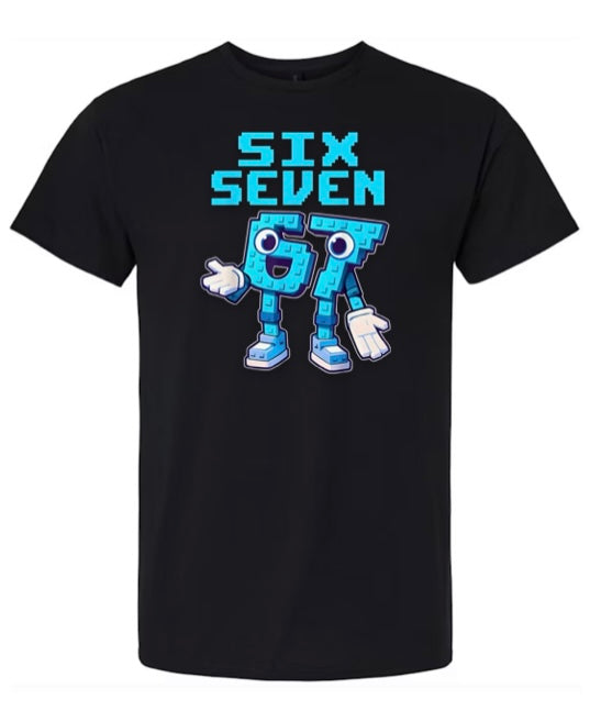 6 7 Lego Character T-Shirt